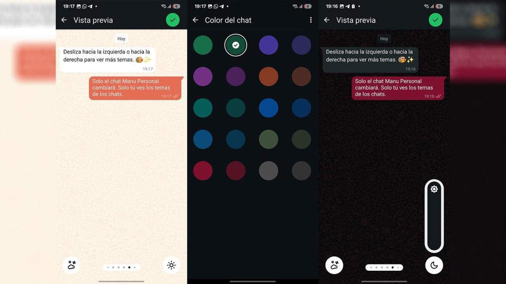 La personalización del chat en WhatsApp