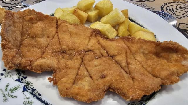 Uno de los platos de El Amigo (Ocaña).