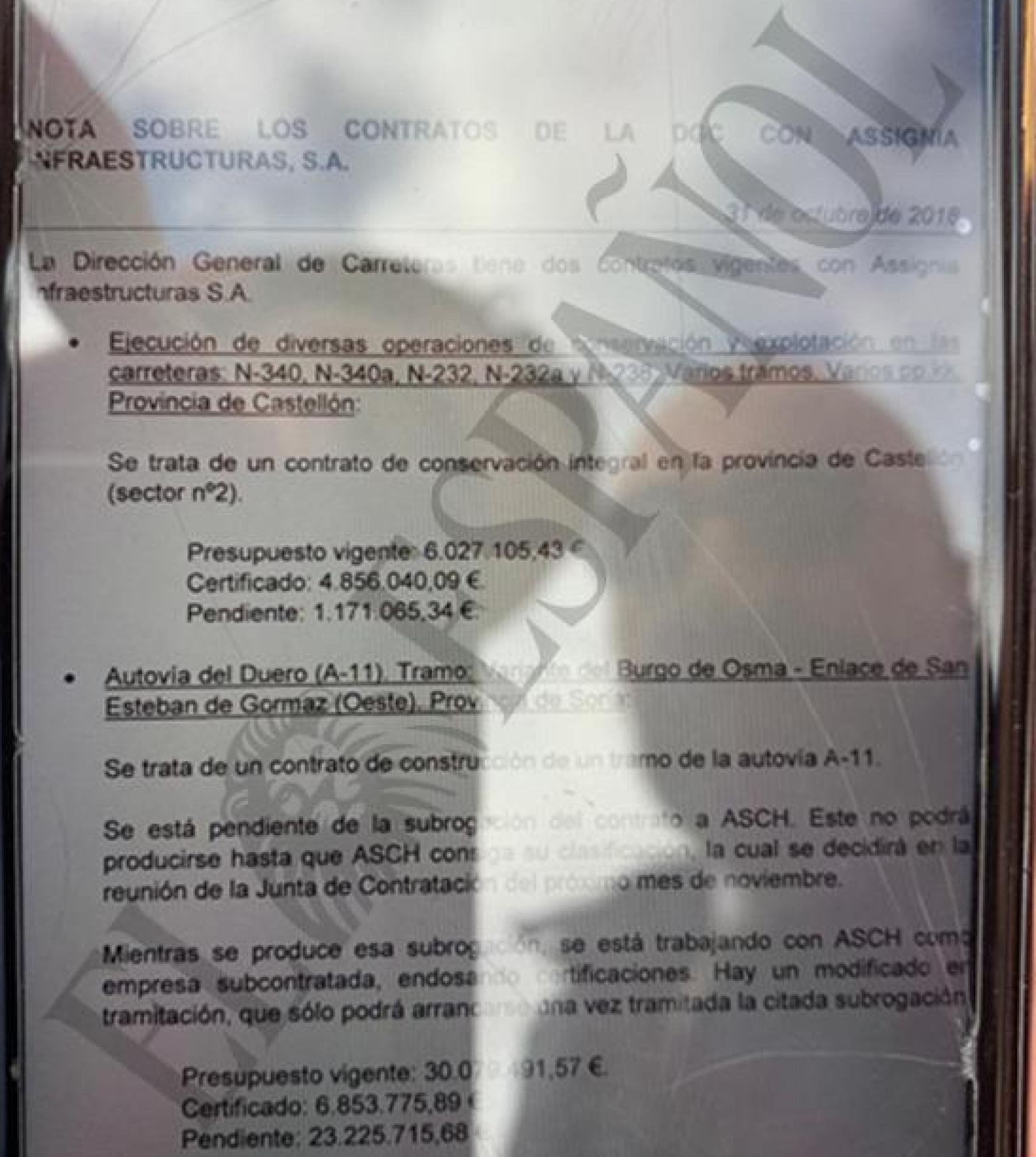 El móvil encriptado de Aldama guardaba otros dos papeles de Koldo ya entregados al juez con presuntas preadjudicaciones