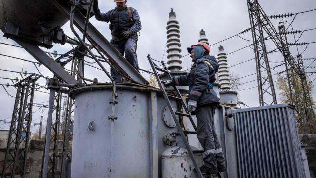 Redes eléctricas en Ucrania