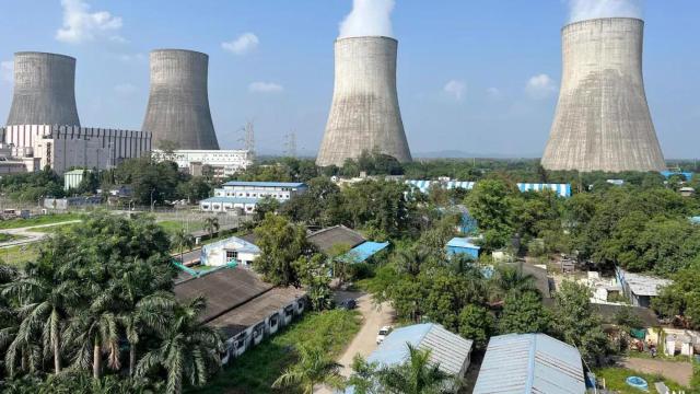 Reactores nucleares de Kakrapar en Gujarat (India).