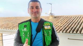 El vendedor de la ONCE Pedro Rodríguez.