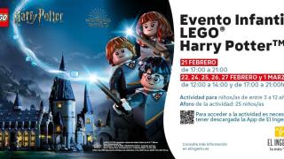 El cartel del evento de Harry Potter y Lego.
