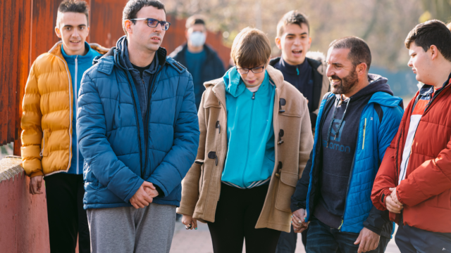 Grupo de personas con Asperger