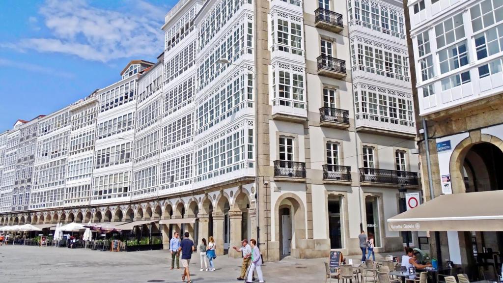 Sede de Abanca Seguros, en la Marina de A Coruña