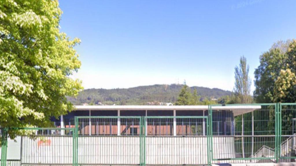 Polideportivo del CEIP Pío XII, en Santiago.