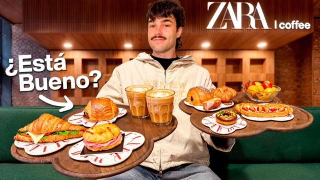 El tiktoker Peldanyos valora la nueva cafetería de Zara en Madrid