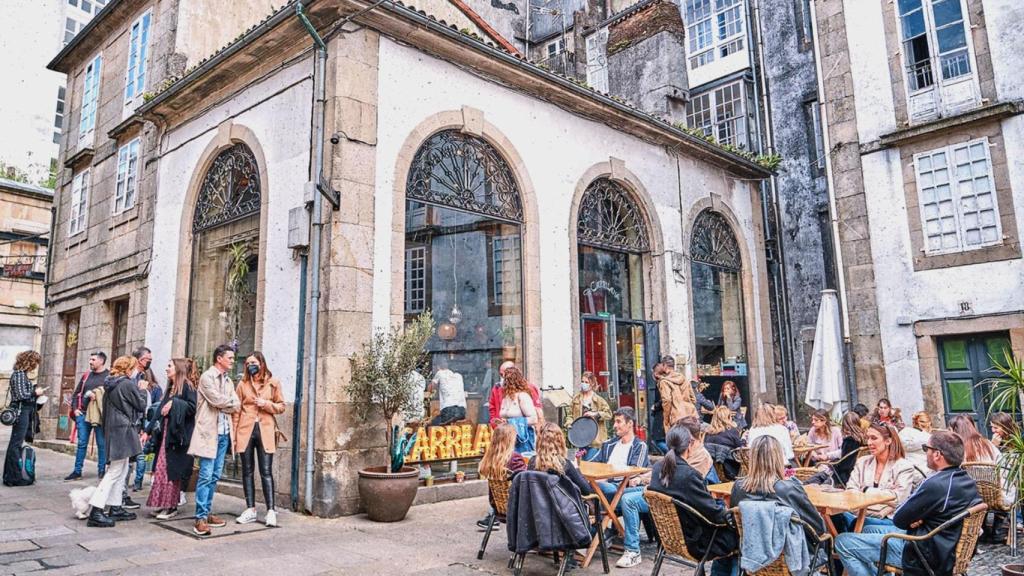 A Carrilana, en Santiago.