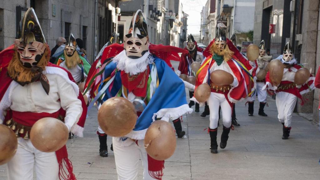 'Pantallas' en el Entroido de Xinzo de Limia