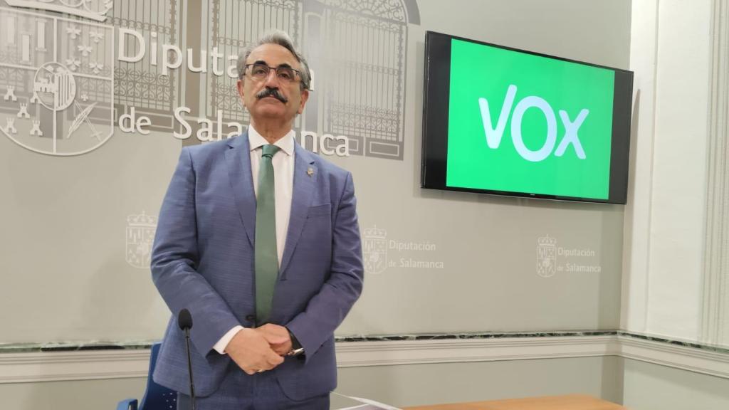 Celestino del Teso, diputado de Vox en la Diputación de Salamanca