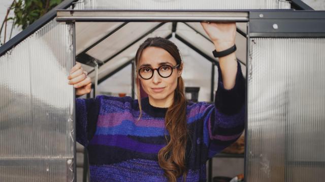 Zahara en las oficinas de su agencia de comunicación La Trinchera, en Madrid.