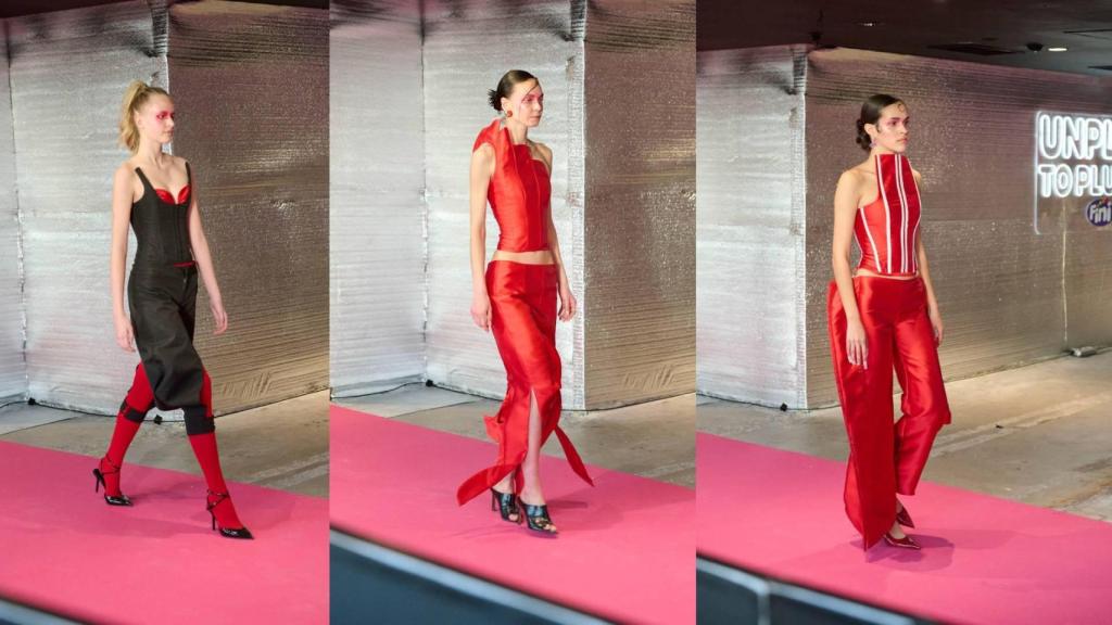 Siluetas del desfile de Serra Studio.