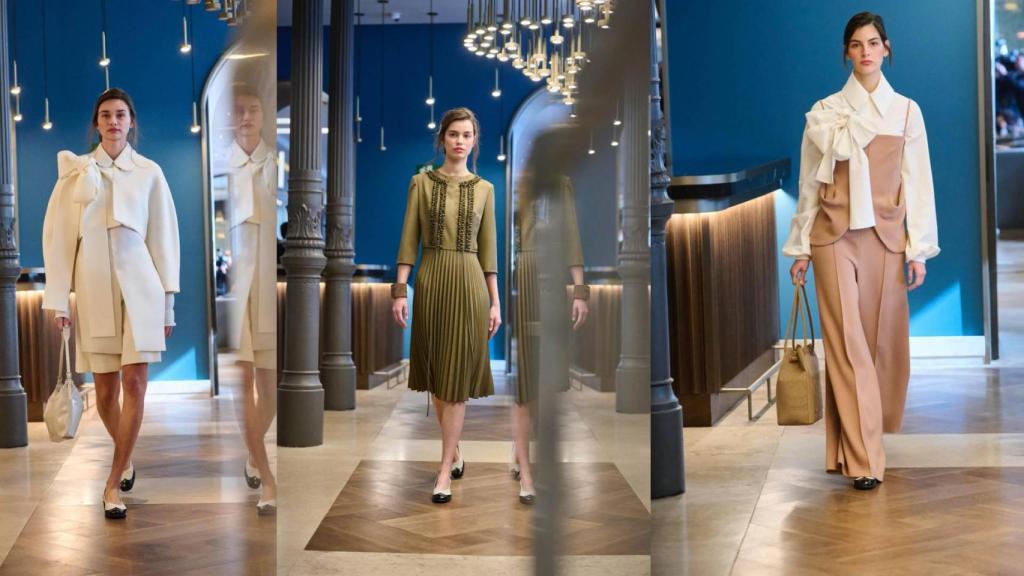 Siluetas del desfile de Devota & Lomba.