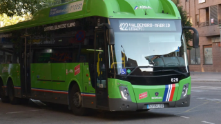 Foto de archivo de la línea de autobús 422, que une la Valdemoro con Madrid.