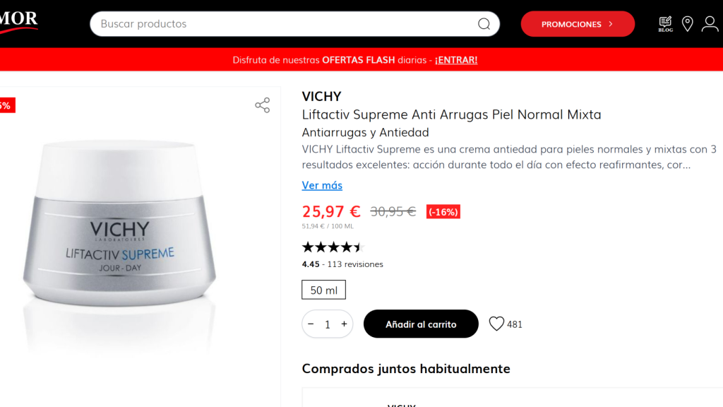 Vichy Liftactiv Supreme Anti Arrugas.