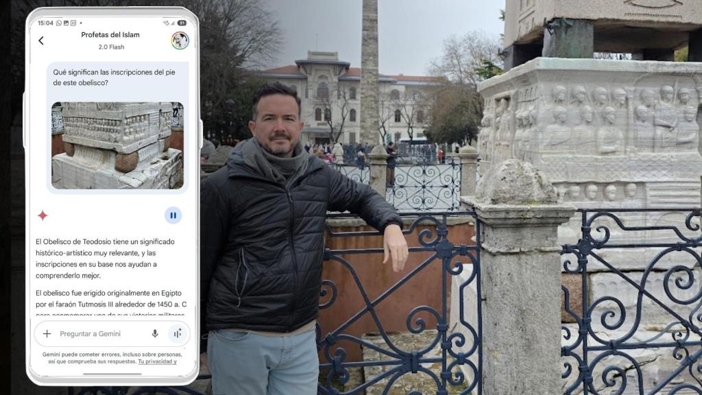 Subiendo una foto tras haber estado en un monumento