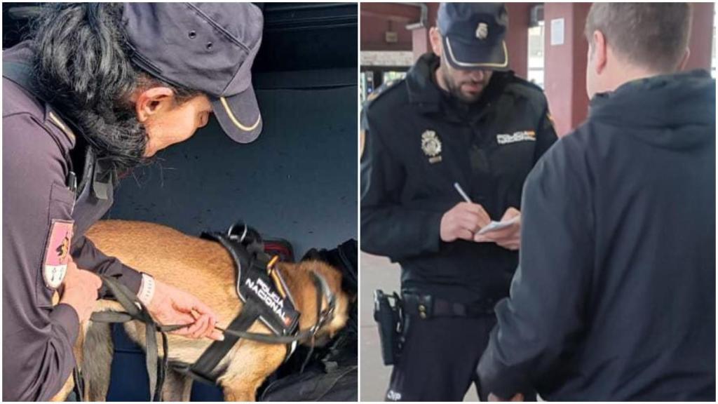 Brigada Móvil del Transporte y Guías Caninos de Policía Nacional