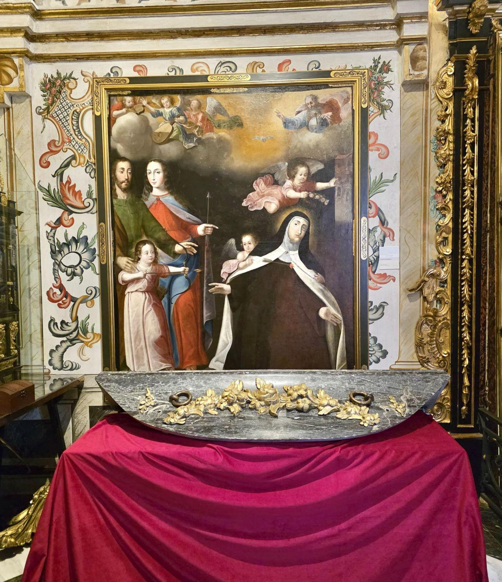 Sepulcro de Santa Teresa en Alba de Tormes