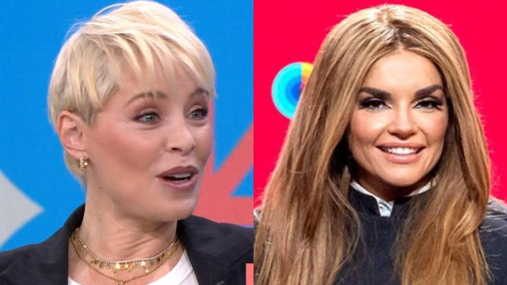 Soraya Arnelas y Melody, en un fotomontaje