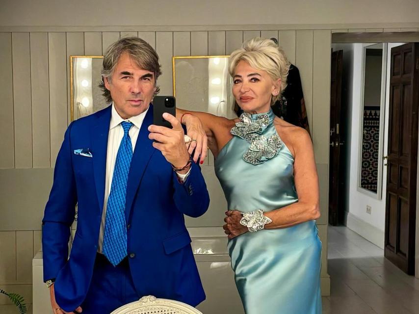 Hubertus y su mujer, Simona, en una imagen de sus redes sociales.