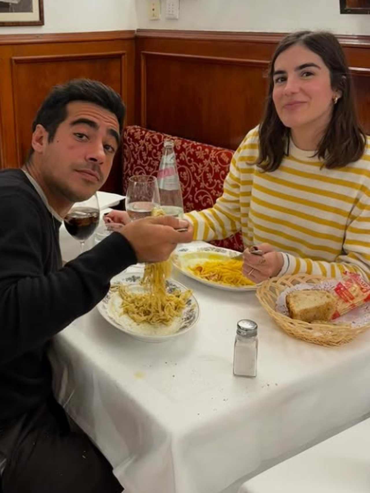 Alberto y Blanca durante su escapada a Roma, hace unos días.