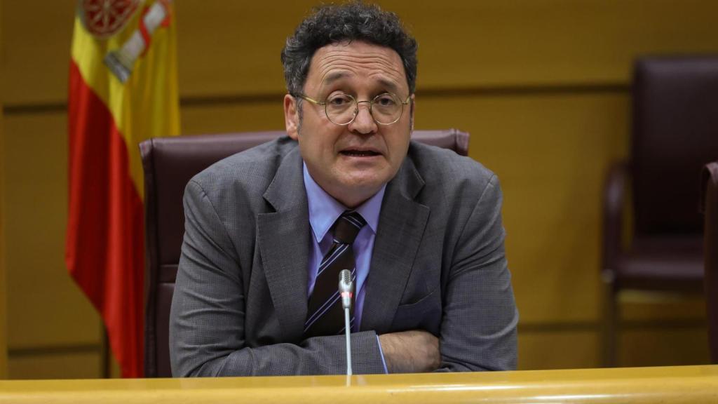 El fiscal general, Álvaro García Ortiz, durante su comparecencia este martes en el Senado./