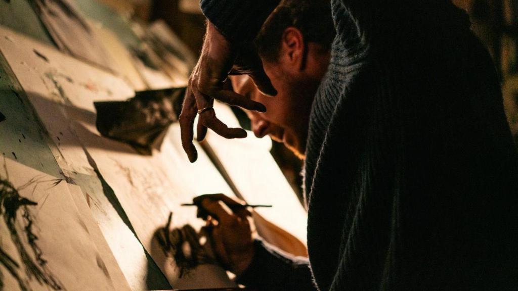 Benedict Cumberbatch en un momento de 'The Thing with Feathers', de Dylan Southern