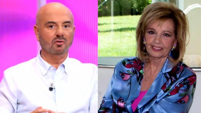 Luis Pliego y María Teresa Campos, en un fotomontaje