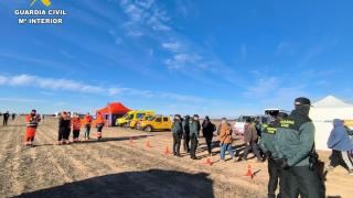 La Guardia Civil durante el Campeonato Nacional de Galgos en Madrigal de Las Altas Torres