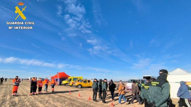 La Guardia Civil durante el Campeonato Nacional de Galgos en Madrigal de Las Altas Torres