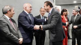 El ministro de Transportes y Movilidad Sostenible, Óscar Puente, presenta el proyecto de la nueva estación de tren de Valladolid Campo Grande.