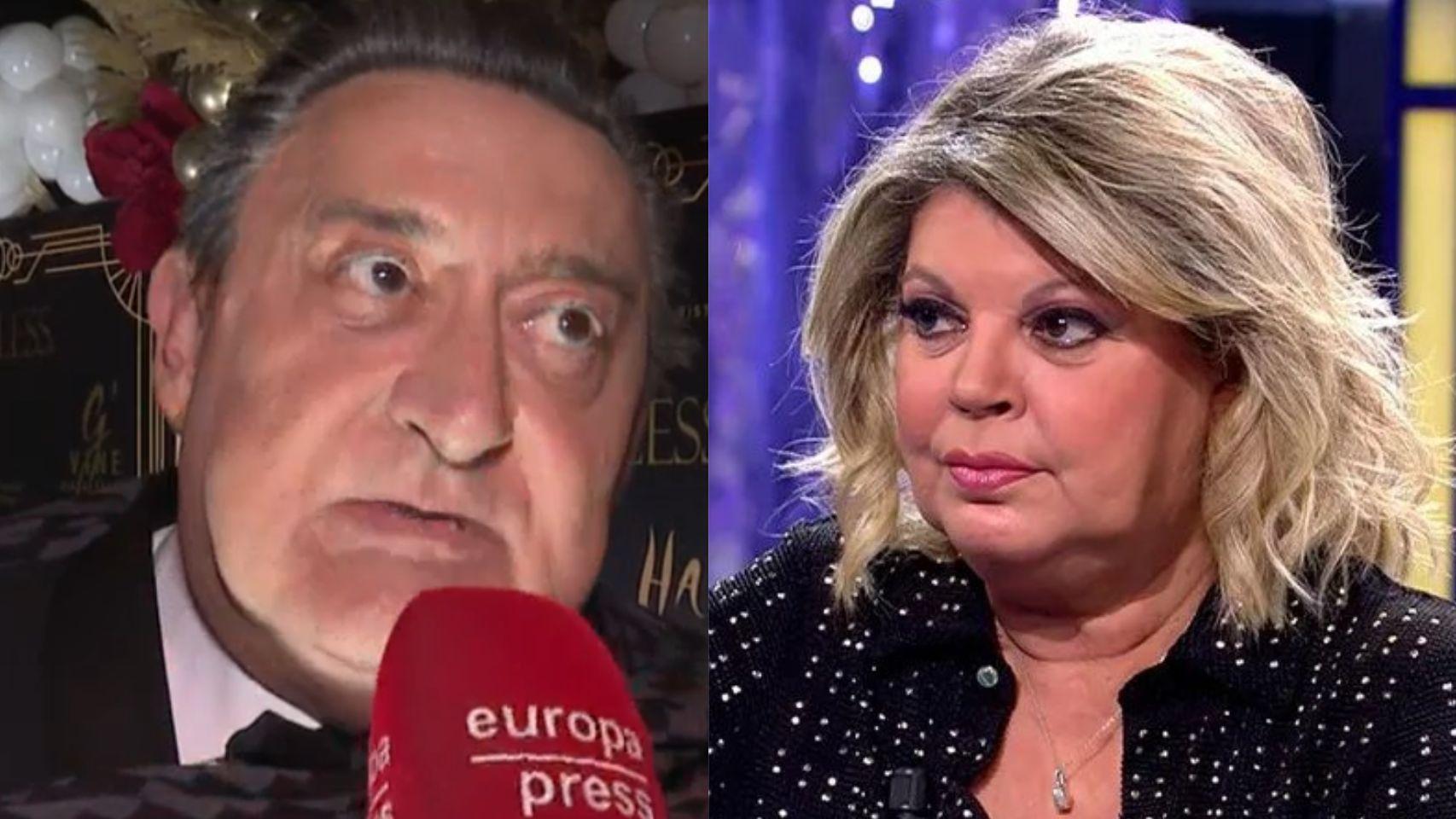 Mariano Peña y Terelu Campos, en un fotomontaje