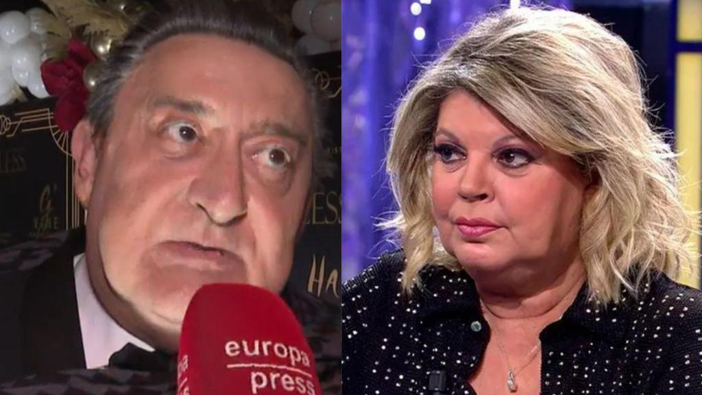 Mariano Peña y Terelu Campos, en un fotomontaje