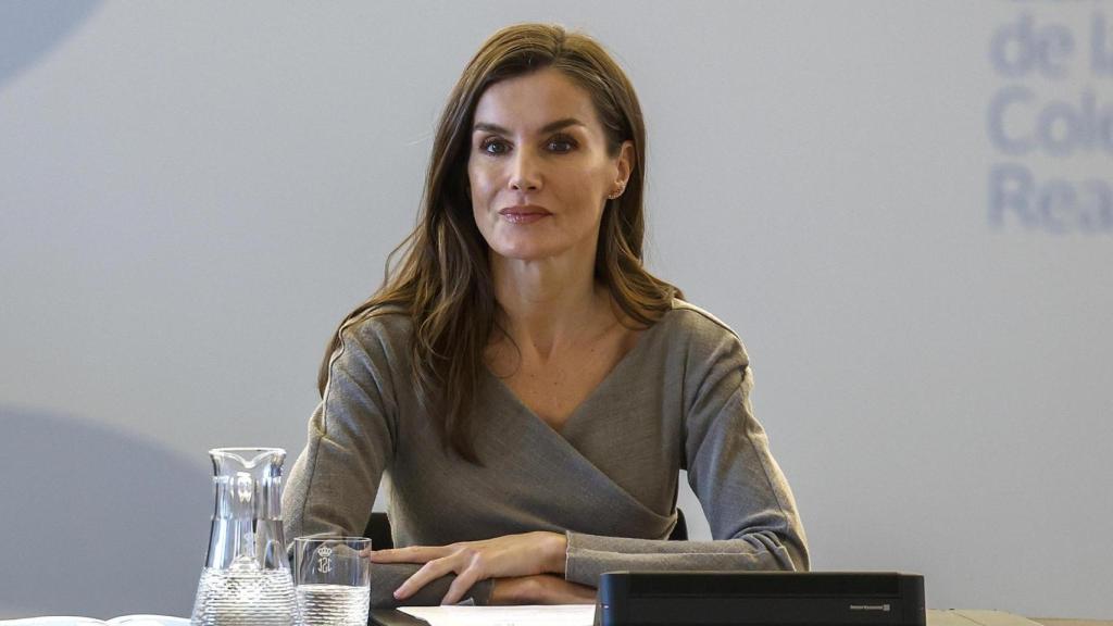 Letizia en la segunda reunión del Real Patronato de la Galería de las Colecciones Reales.