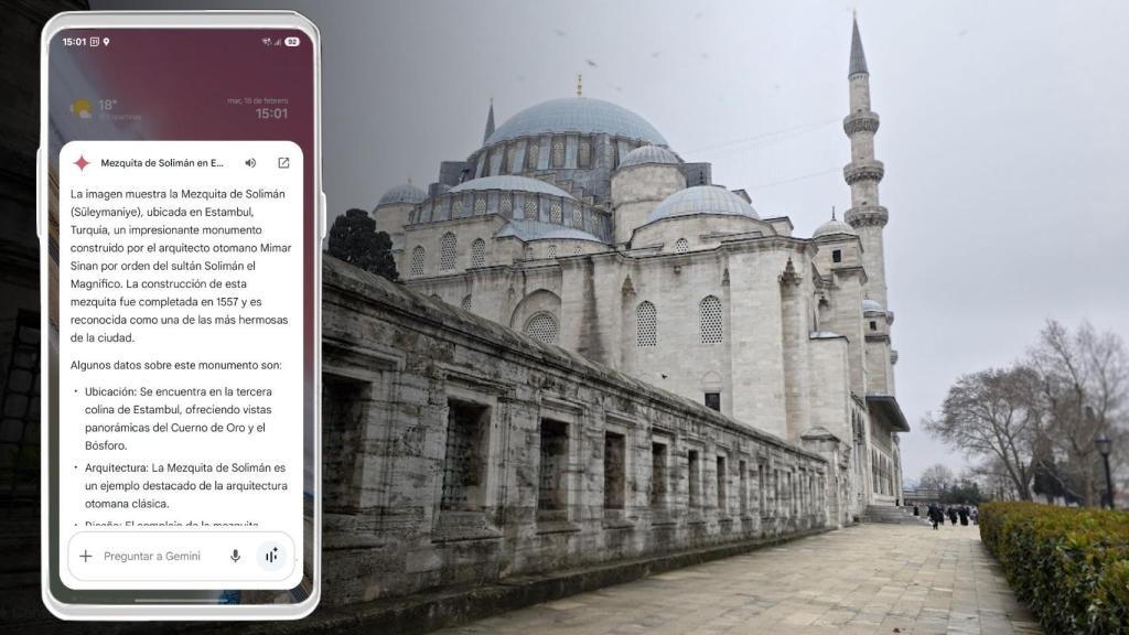 Buscando información de la mezquita de Soleimán