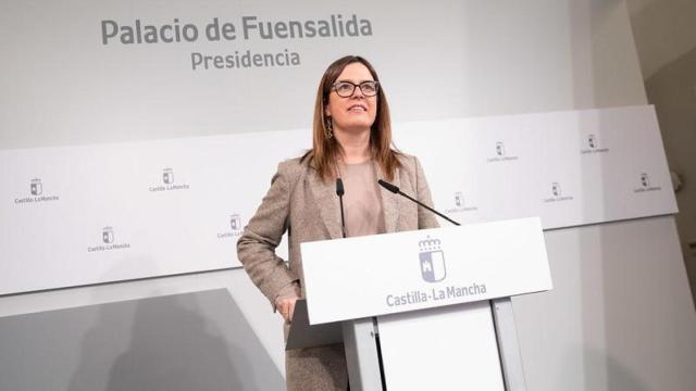Esther Padilla, consejera portavoz del Gobierno de Castilla-La Mancha.