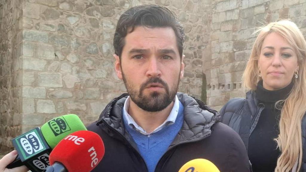 Declaraciones del concejal Sergio de la Llave. Foto: PSOE Talavera.