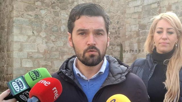 Declaraciones del concejal Sergio de la Llave. Foto: PSOE Talavera.
