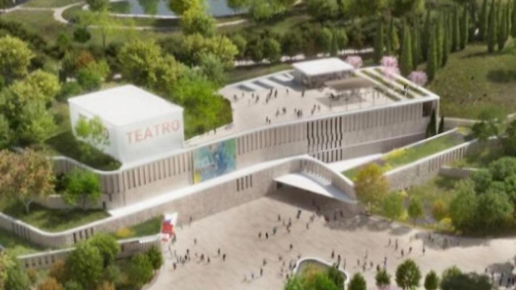 Proyección virtual del futuro teatro del Paraninfo de Tres Cantos