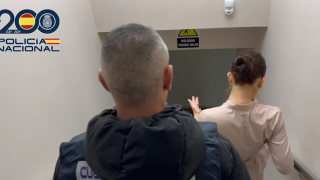 Una de las detenidas del centro de belleza.