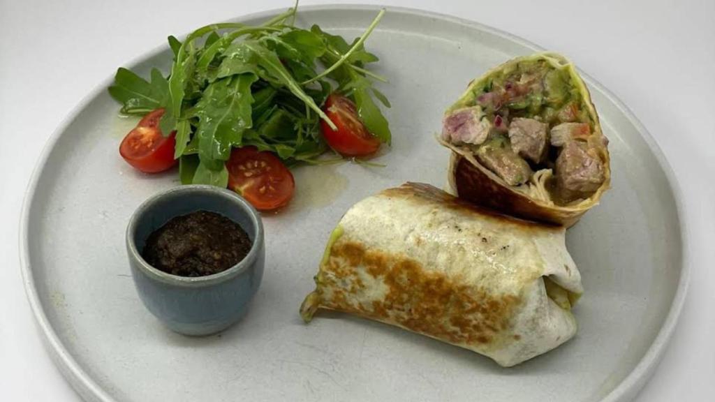 Un burrito que forma parte de la carta de Pico do Galo.