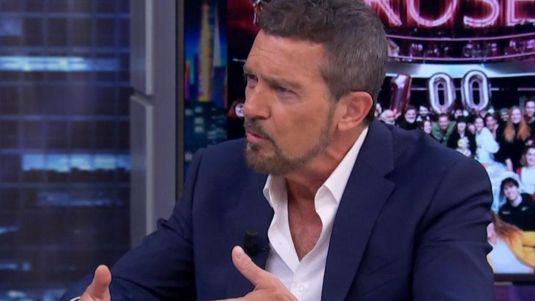 Antonio Banderas en 'El Hormiguero'.