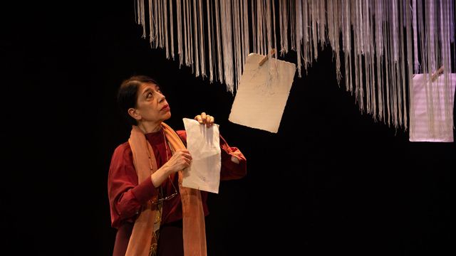 Una escena de la obra teatral 'Aquellas migas de pan'.