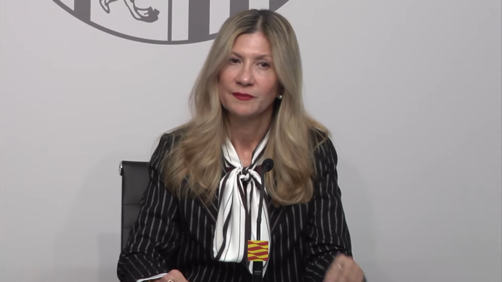 Mar Vaquero, vicepresidenta del Gobierno de Aragón