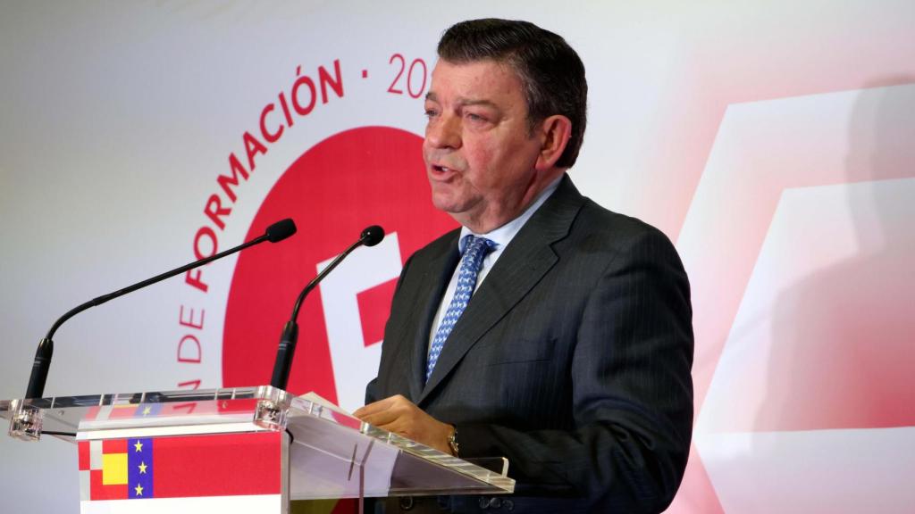 El consejero de Presidencia, Luis Miguel González Gago, en la inauguración del nuevo curso de la Escuela de Administración Pública de Castilla y León