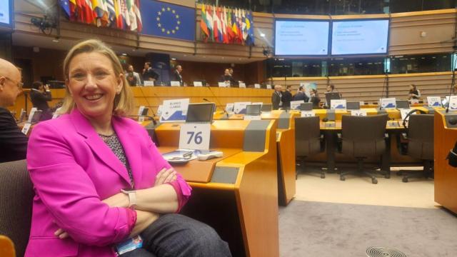 La vicepresidenta de la Junta de Castilla y León, Isabel Blanco, en la constitución del Comité de las Regiones de la Unión Europea