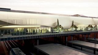 Recreación de la futura estación de tren de Valladolid