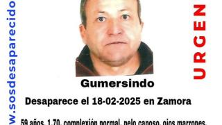 Cartel del hombre desaparecido en Zamora
