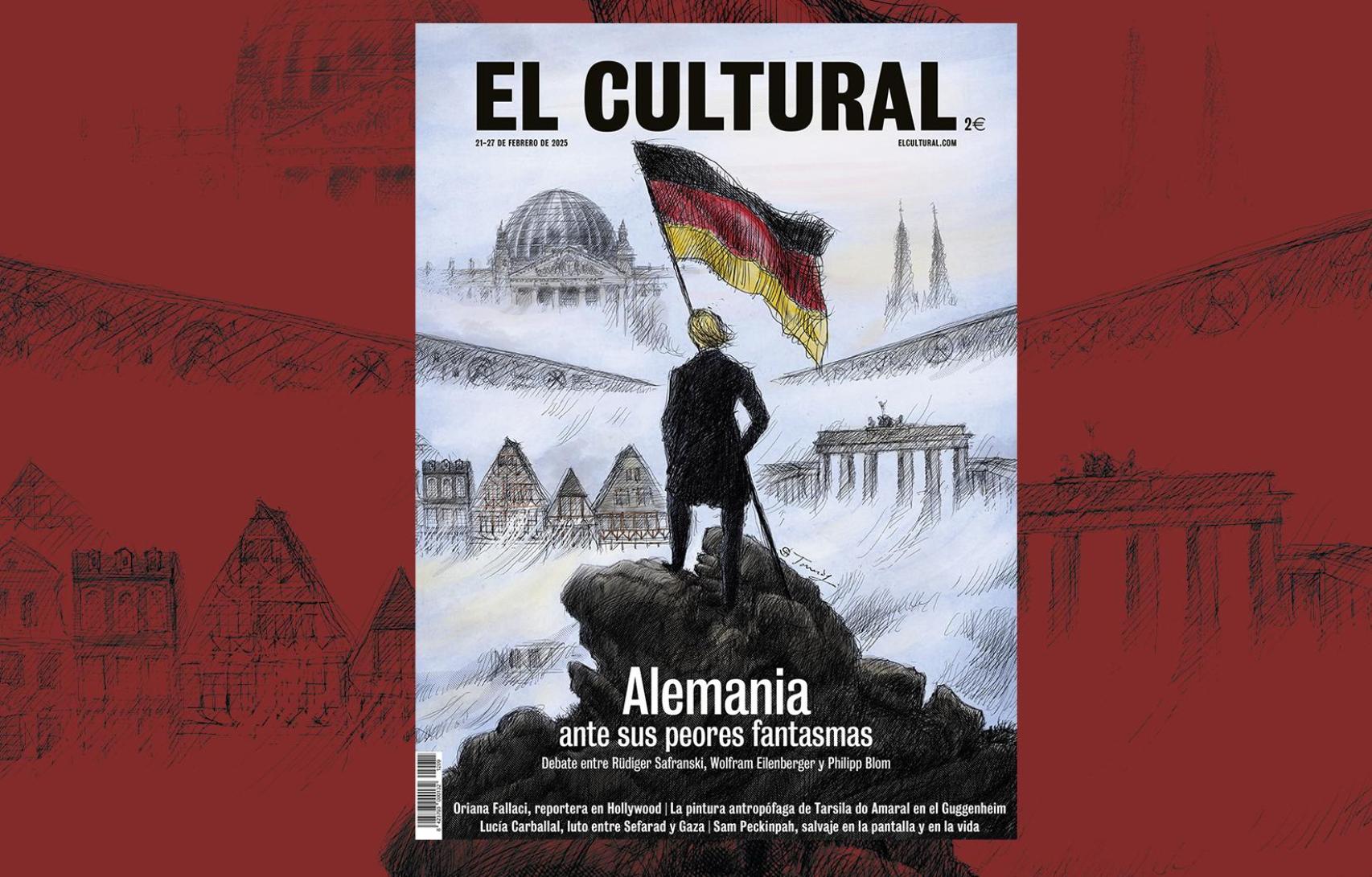 Portada de Tomás Serrano para El Cultural del 21 de febrero de 2025.