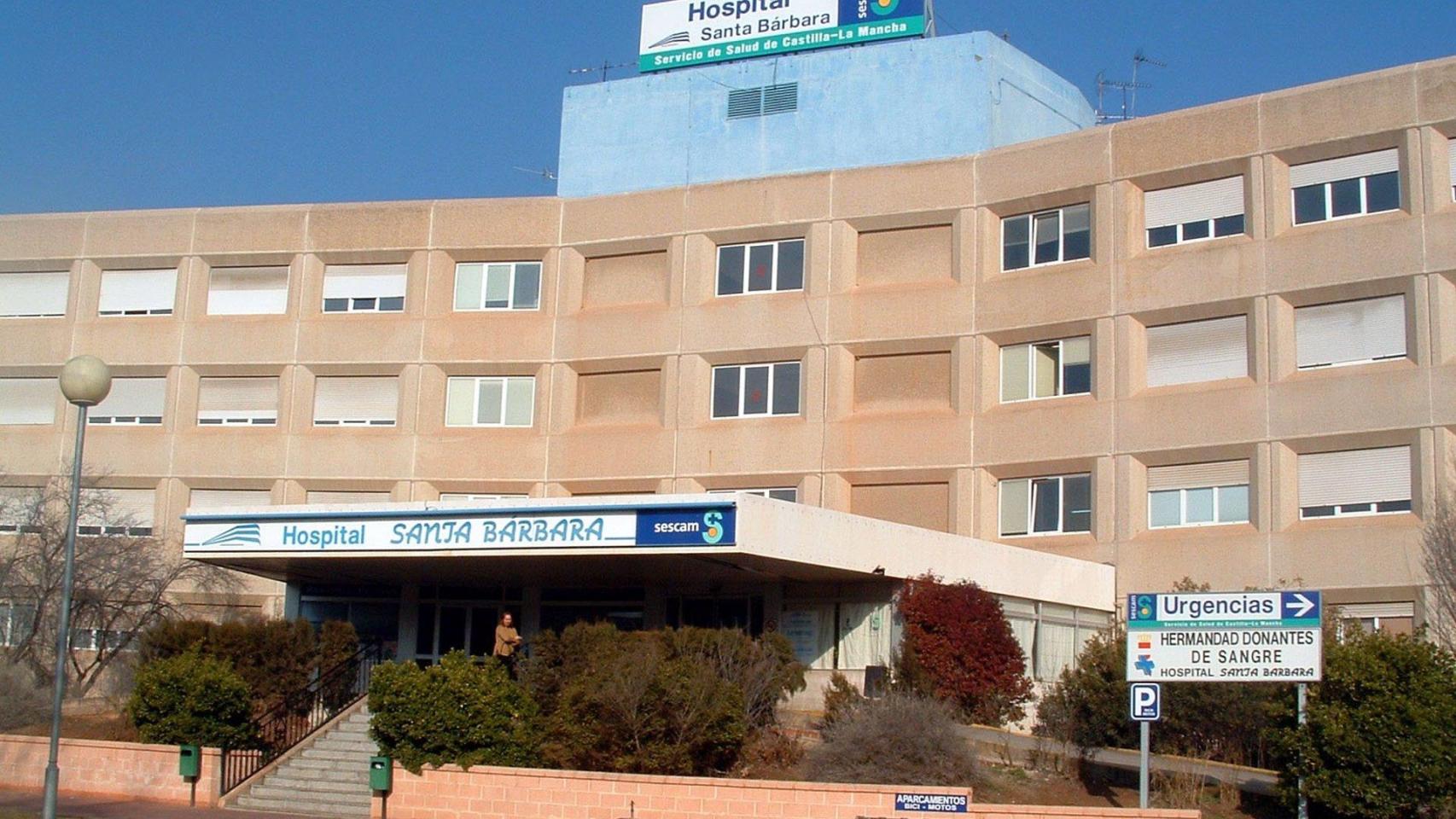 Hospital de Santa Bárbara en Puertollano (Ciudad Real). Foto: JCCM.